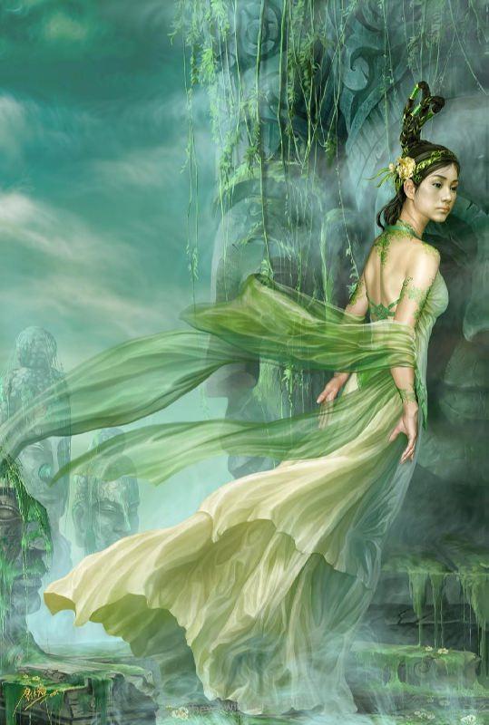 fantasy girl paintings